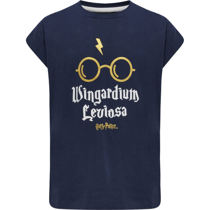 Hummel hmlHARRY POTTER DIEZ T-SHIRT S/S - black iris