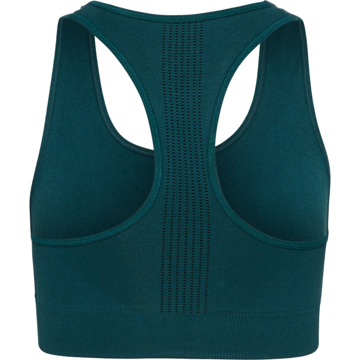Hummel hmlSHAPING SEAMLESS SPORTS TOP - deep teal