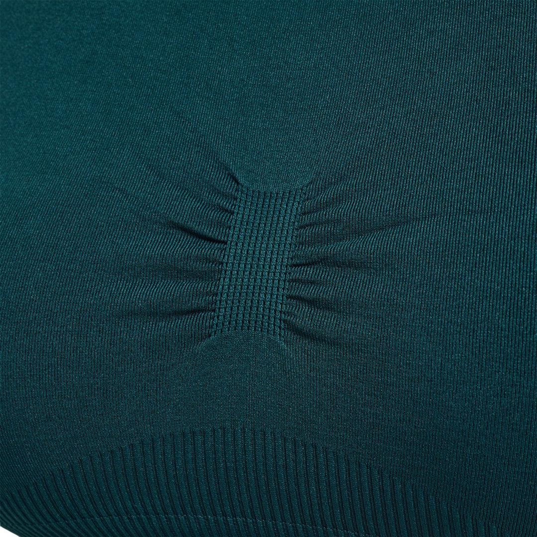 Hummel hmlSHAPING SEAMLESS SPORTS TOP - deep teal