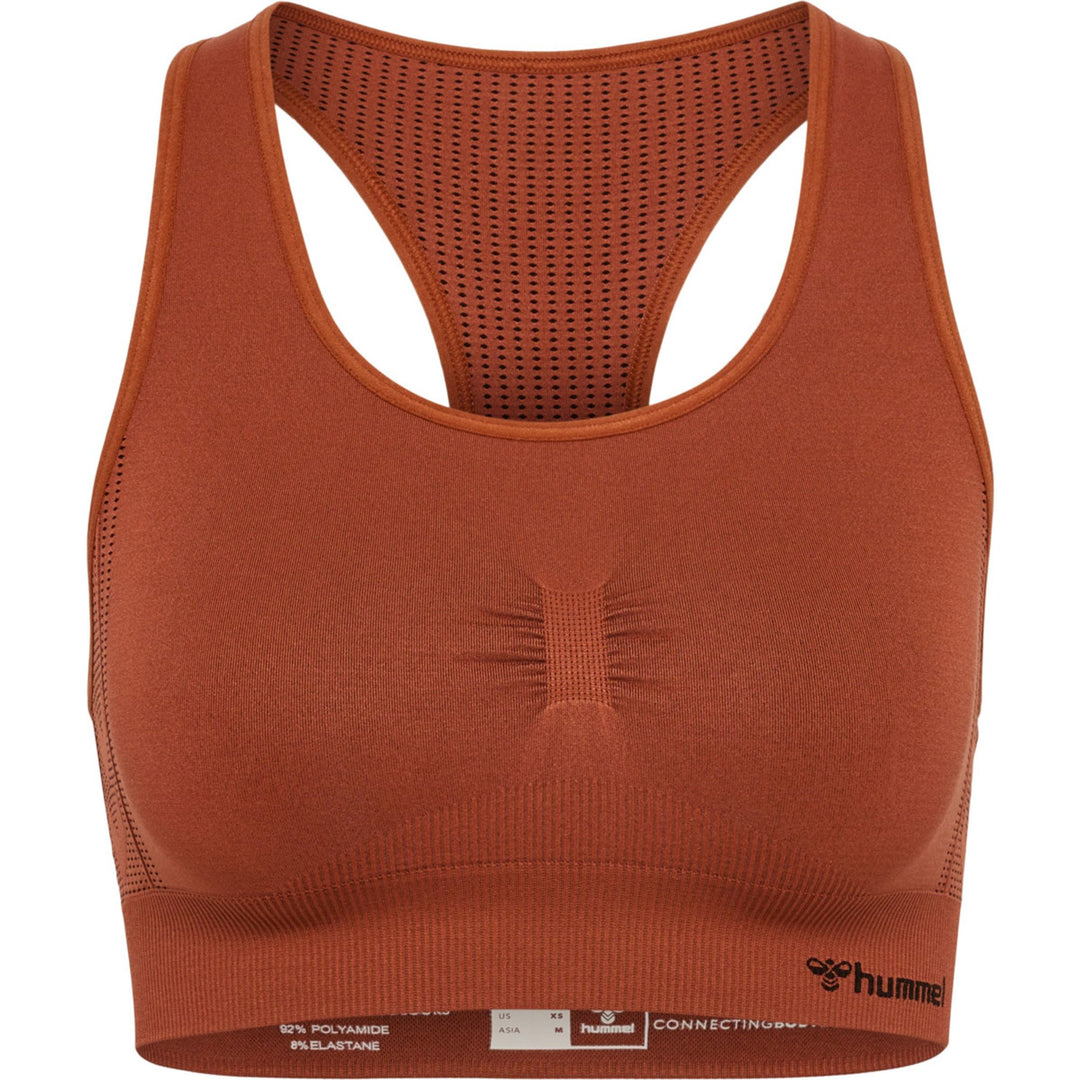 Hummel hmlSHAPING SEAMLESS SPORTS TOP - arabian spice
