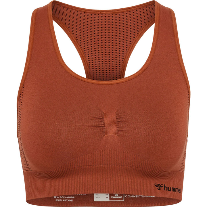 Hummel hmlSHAPING SEAMLESS SPORTS TOP - arabian spice