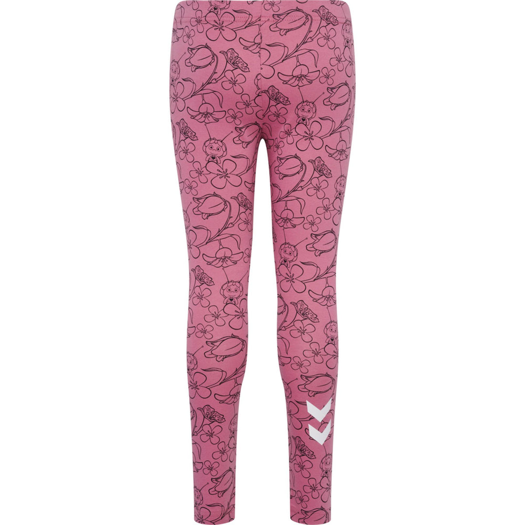 Hummel hmlMAYA FLOWER AOP ONZE TIGHTS - heather rose
