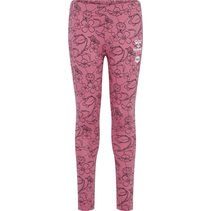 Hummel hmlMAYA FLOWER AOP ONZE TIGHTS - heather rose
