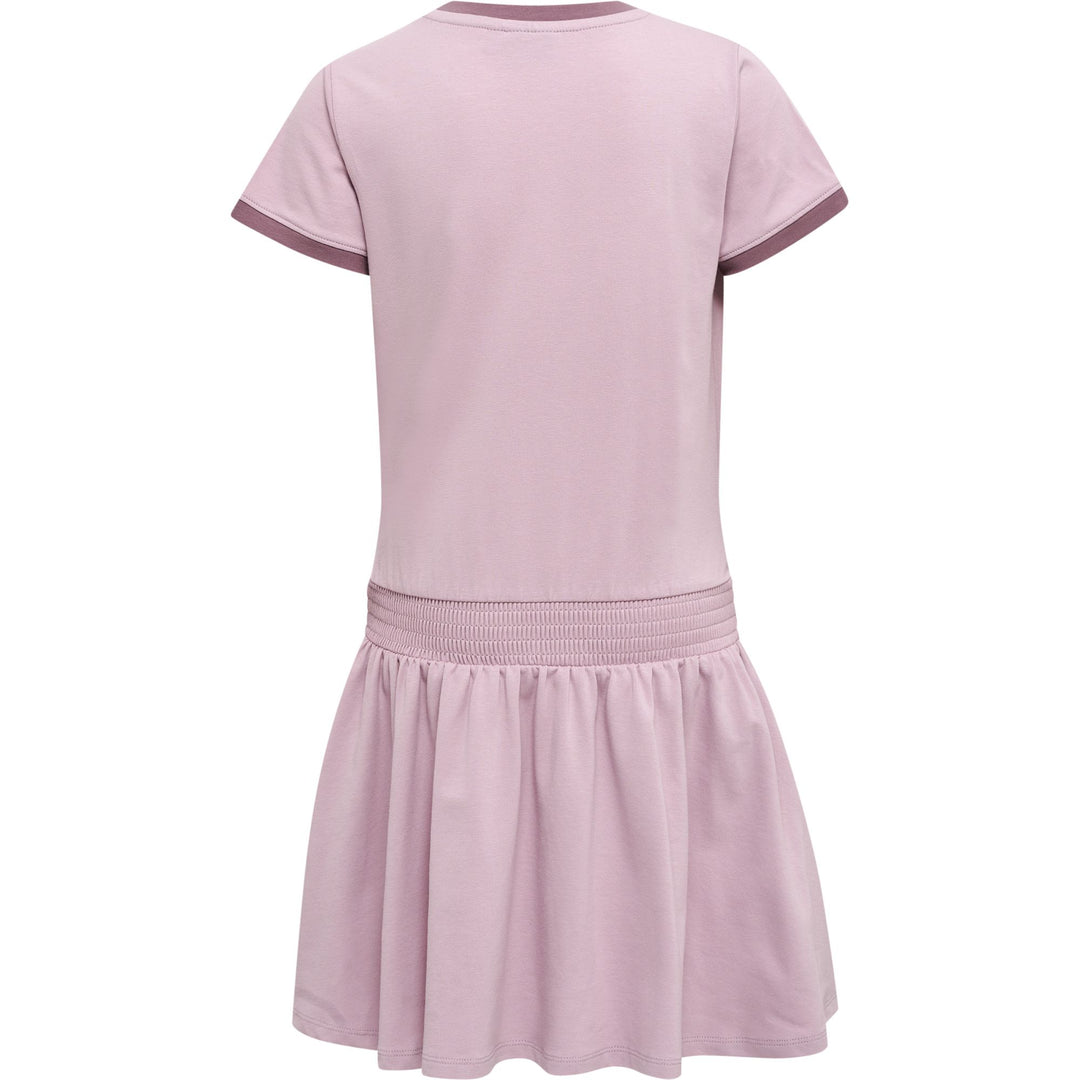 Hummel hmlCLOUD DRESS S/S - dawn pink