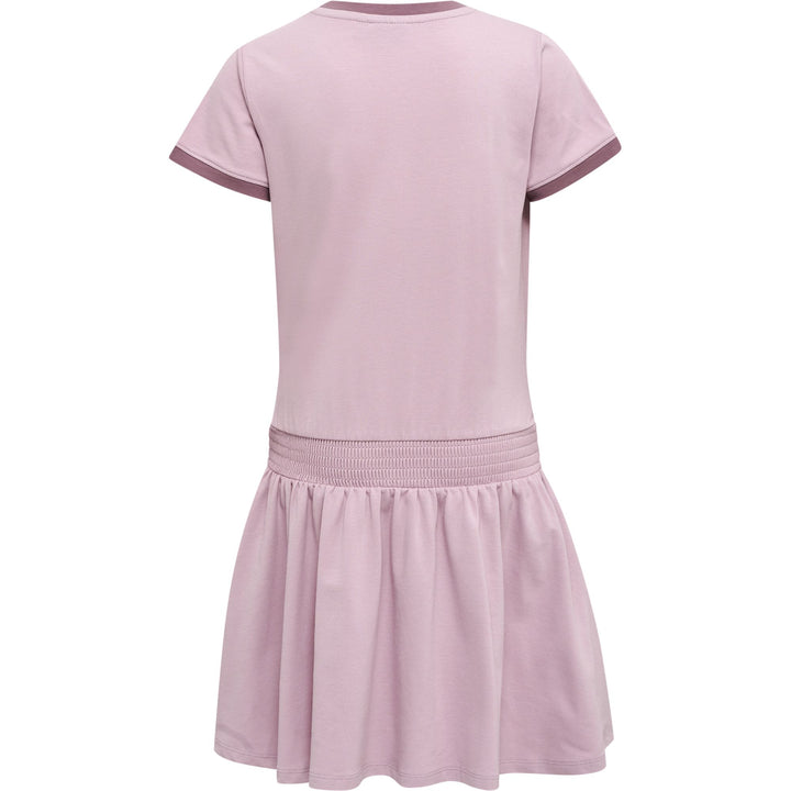 Hummel hmlCLOUD DRESS S/S - dawn pink