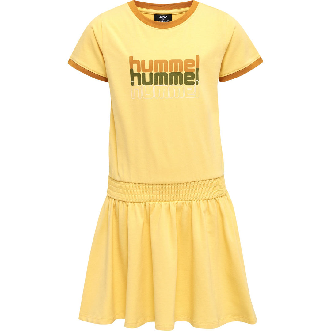 Hummel hmlCLOUD DRESS S/S - cornsilk
