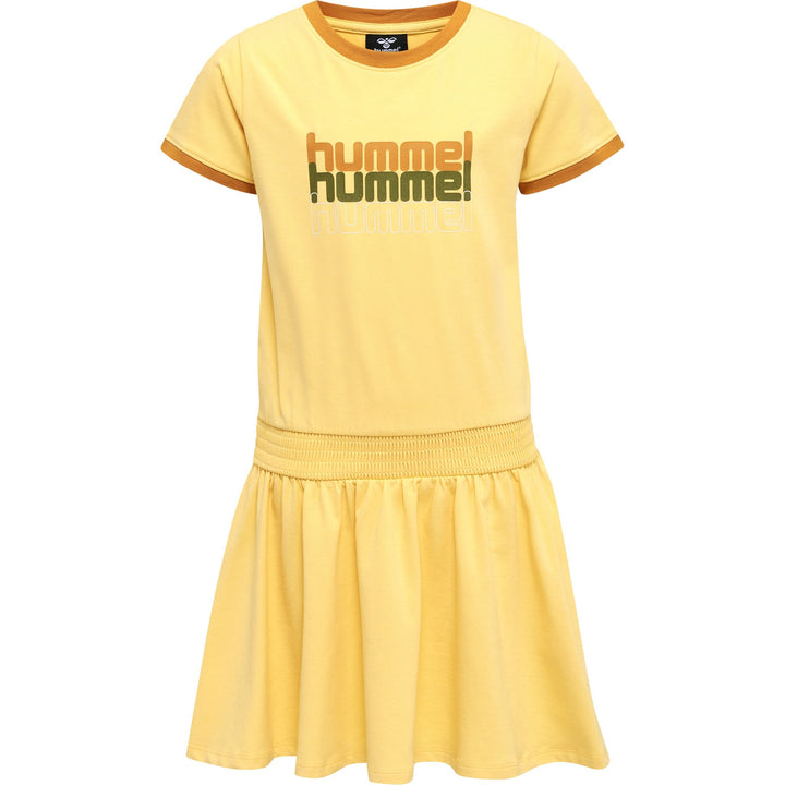 Hummel hmlCLOUD DRESS S/S - cornsilk