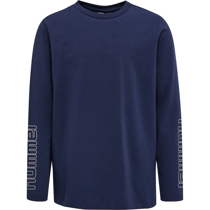 Hummel hmlCLOUD T-SHIRT L/S - black iris
