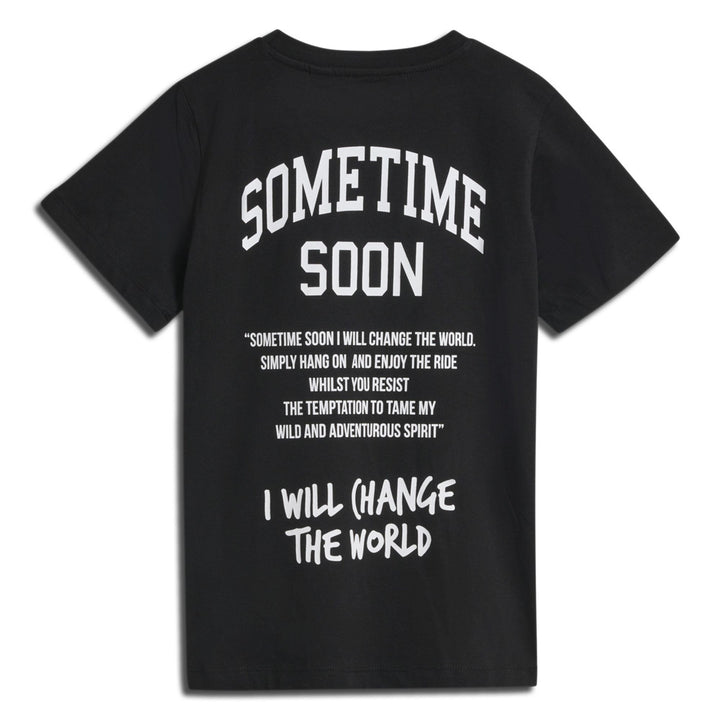 Hummel stmDIMAS T-SHIRT S/S - BLACK - 110 - black