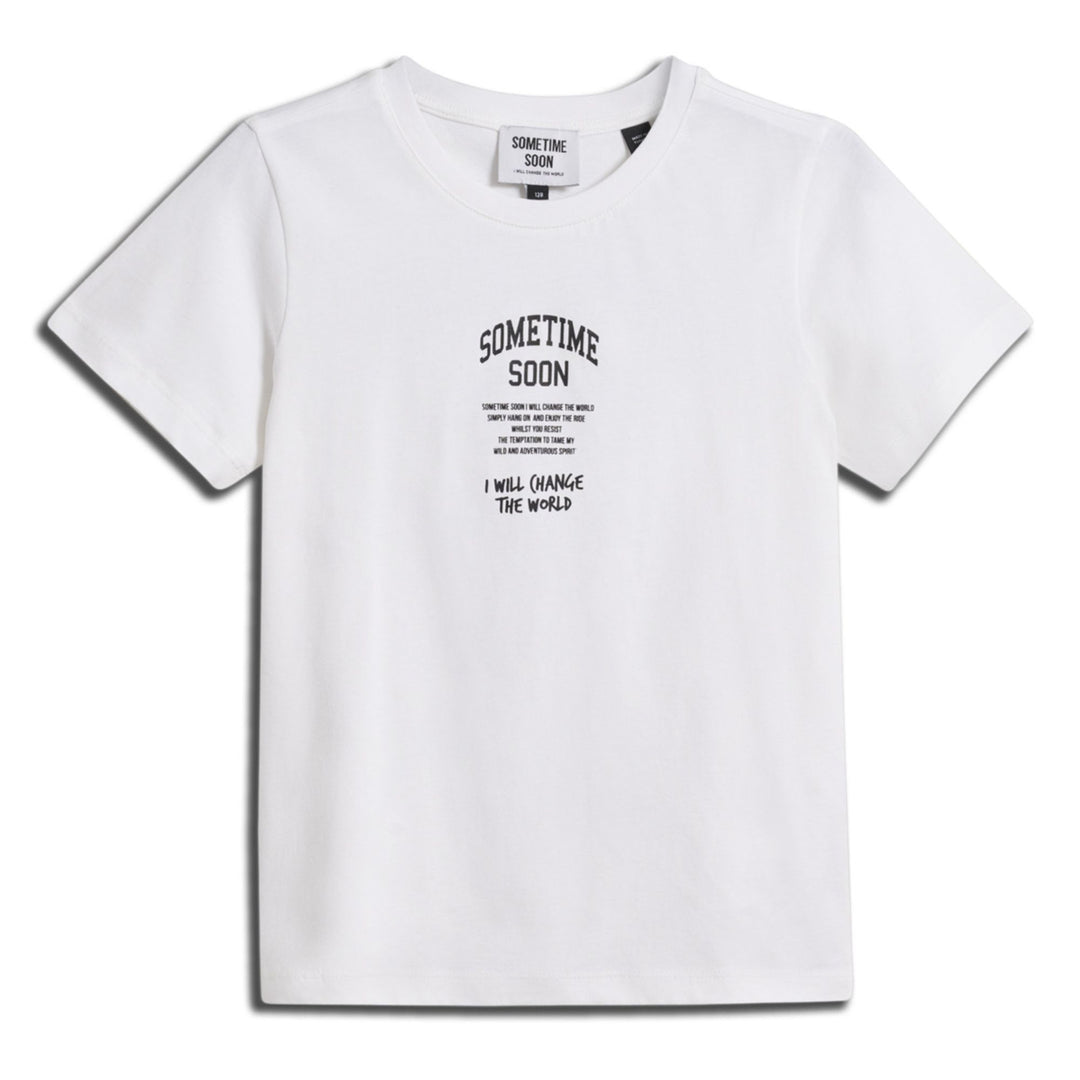 Hummel stmDIMAS T-SHIRT S/S - BRIGHT WHITE - 104 - bright white