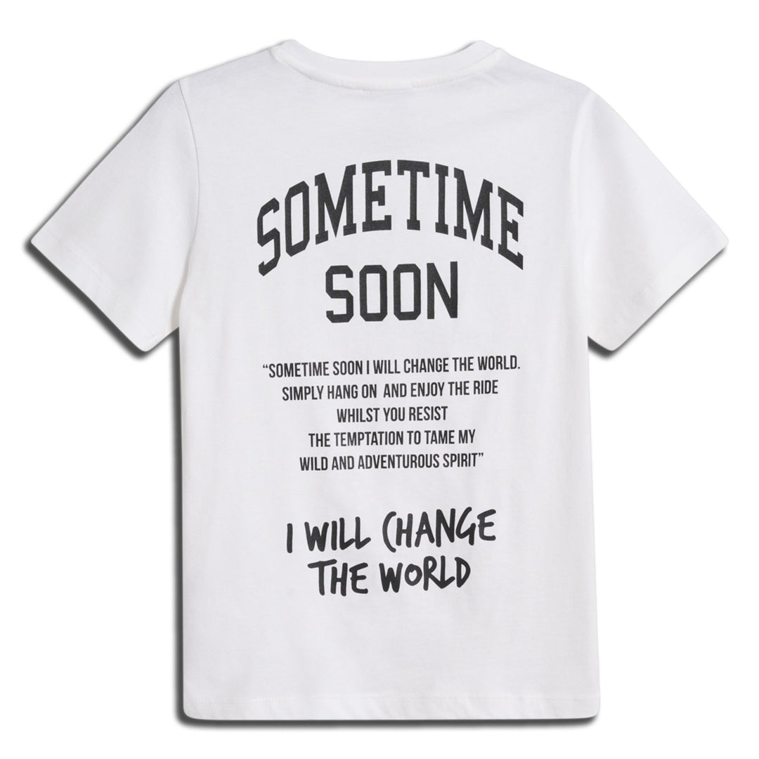 Hummel stmDIMAS T-SHIRT S/S - BRIGHT WHITE - 104 - bright white