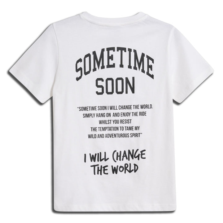 Hummel stmDIMAS T-SHIRT S/S - BRIGHT WHITE - 104 - bright white