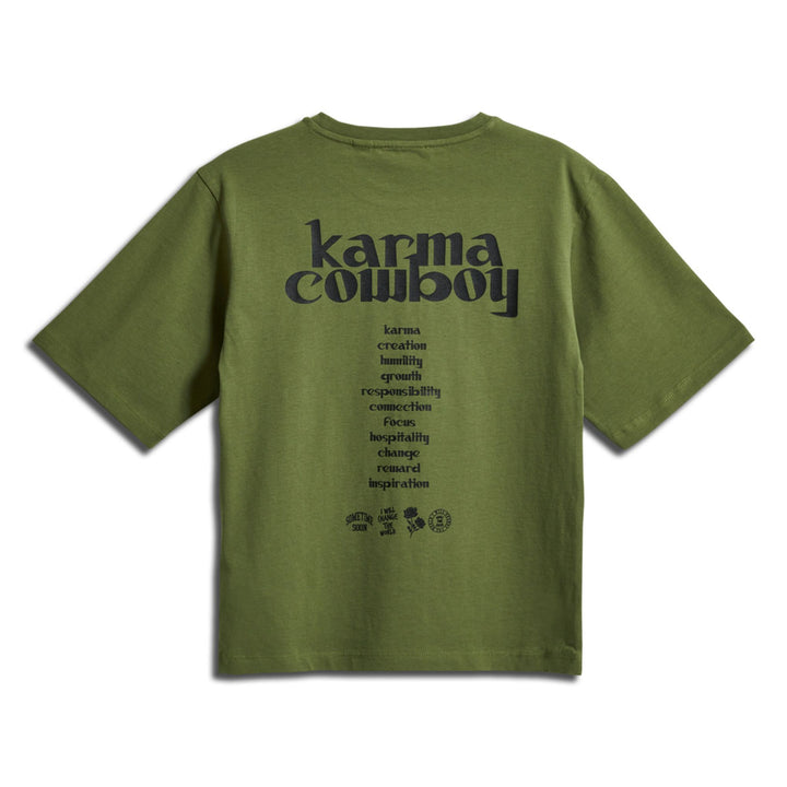 Hummel stmKARMA T-SHIRT S/S - OLIVE BRANCH - 104 - olive branch