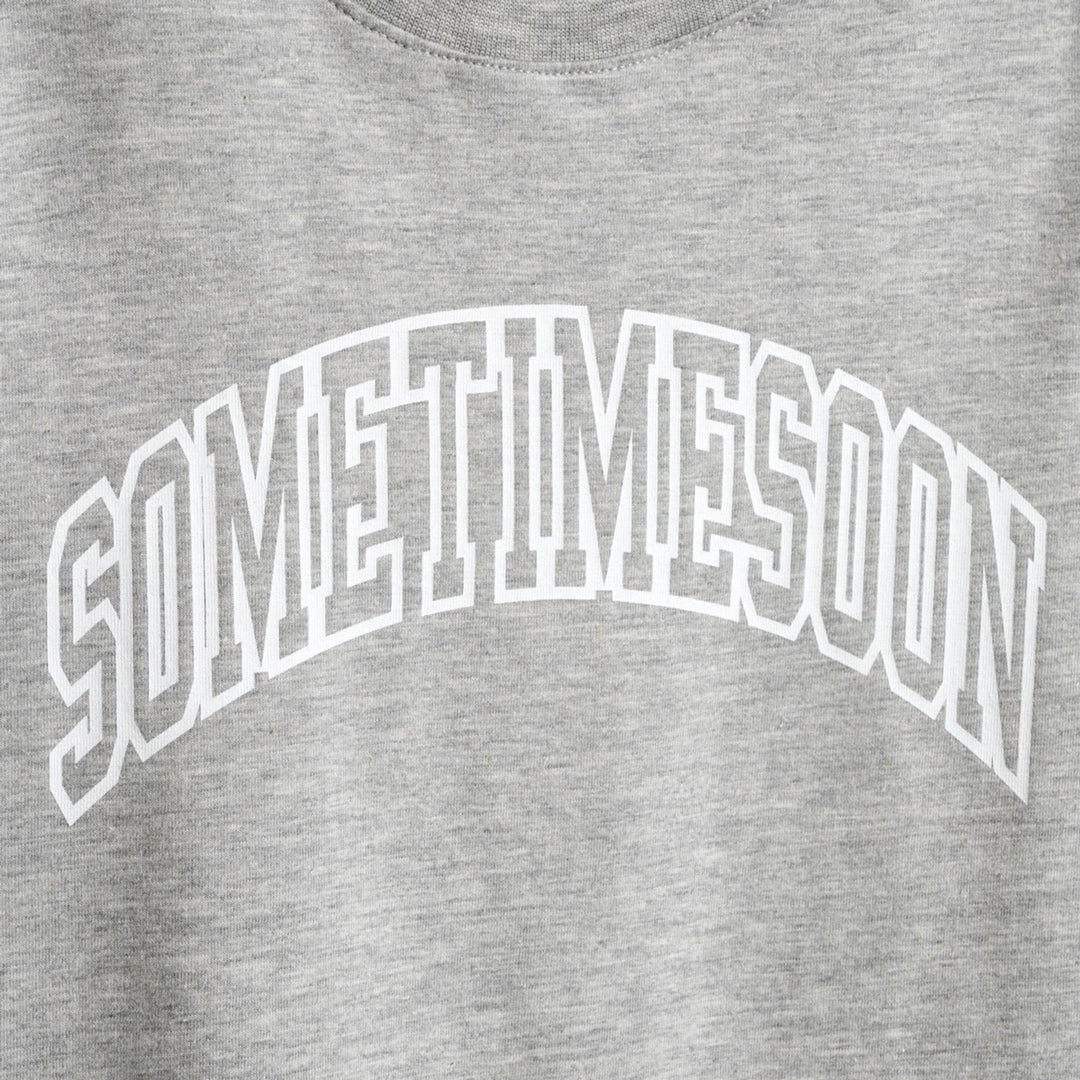 Hummel stmOCEAN T-SHIRT S/S - GREY MELANGE - 104 - grey melange