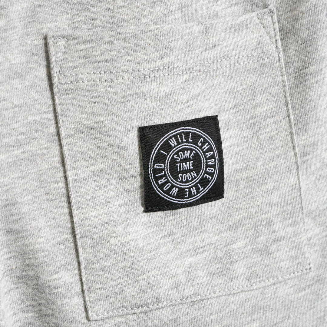 Hummel stmOCEAN SHORTS - GREY MELANGE - 152 - grey melange