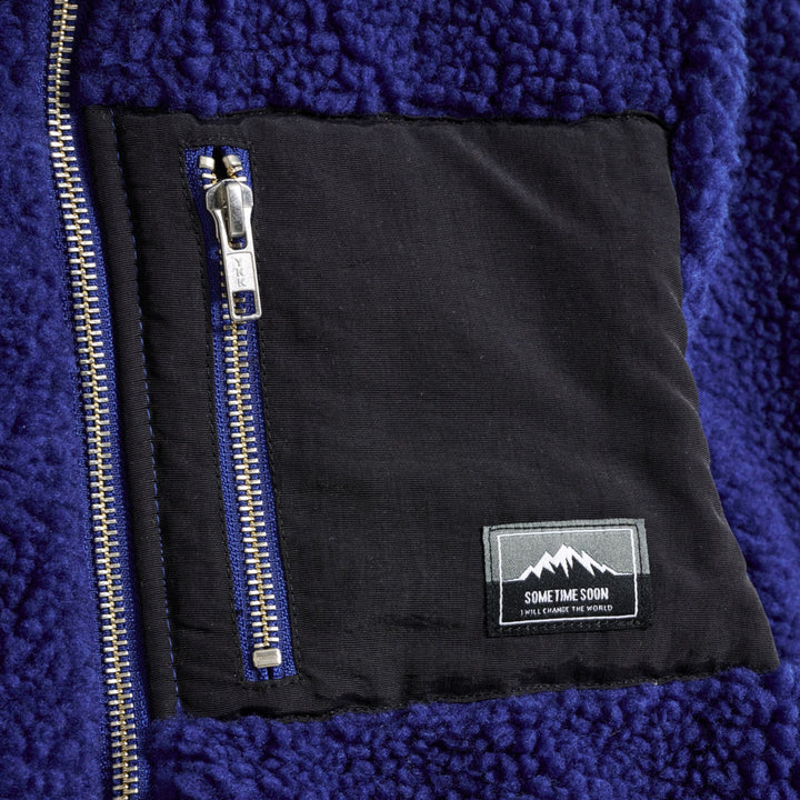 Hummel stmVENTURE FLEECE JACKET - NAVY PEONY - 104 - navy peony
