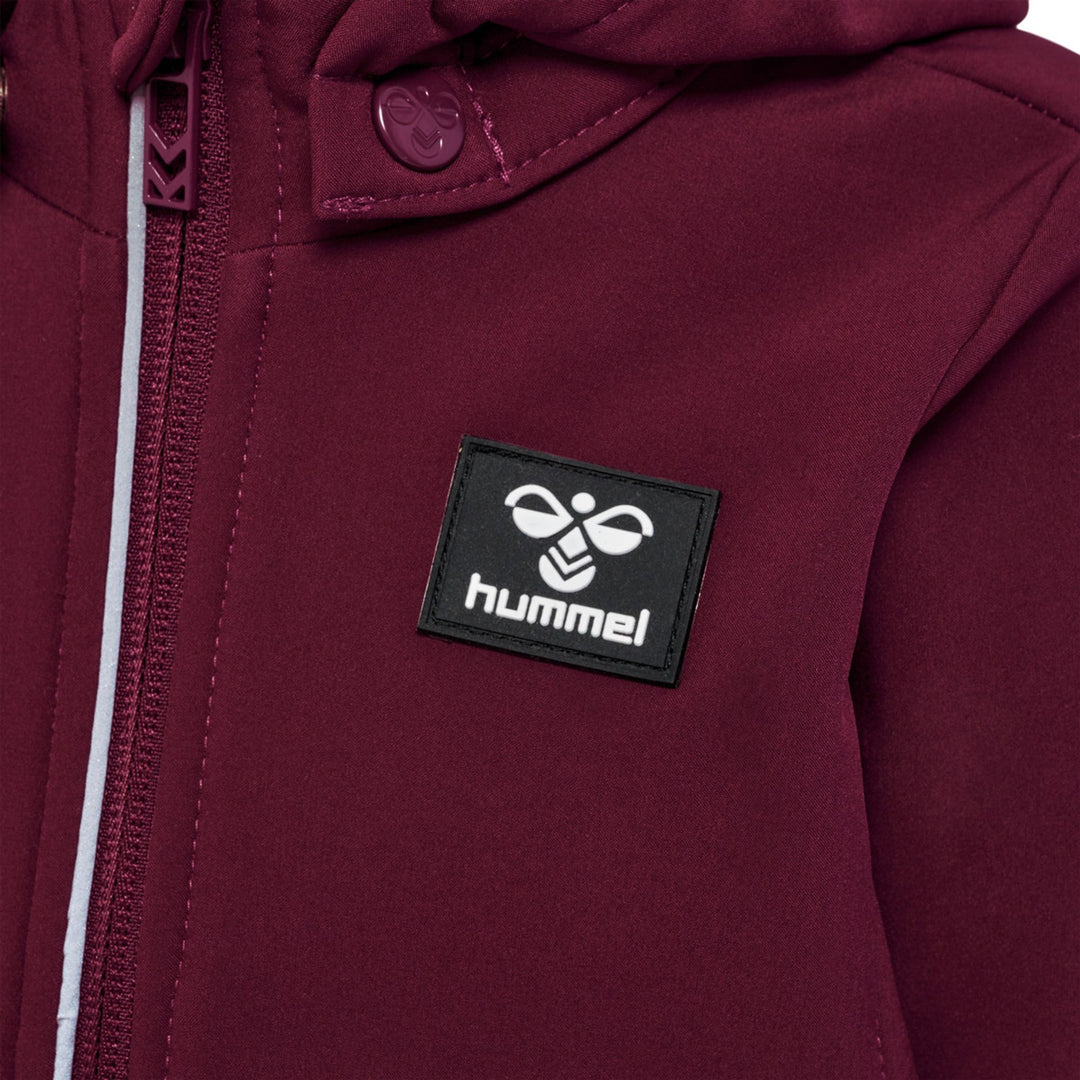 Hummel Hmlmars Tex Mini Softshell Jacket - windsor wine
