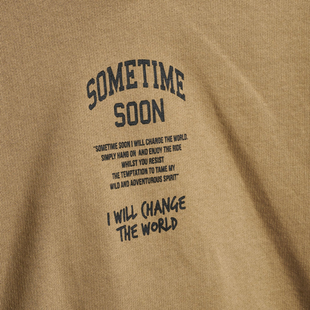 Hummel stmDIMAS HOODIE - SEPIA TINT - 104 - sepia tint