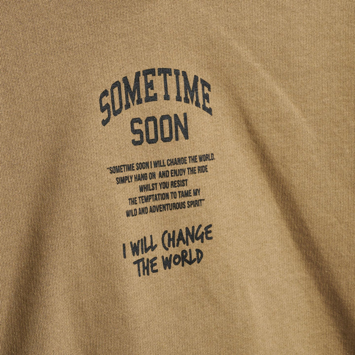 Hummel stmDIMAS HOODIE - SEPIA TINT - 104 - sepia tint