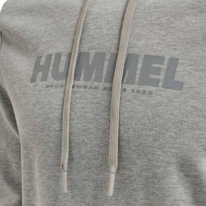 Hummel Hmllegacy Logo Hoodie Plus - grey melange