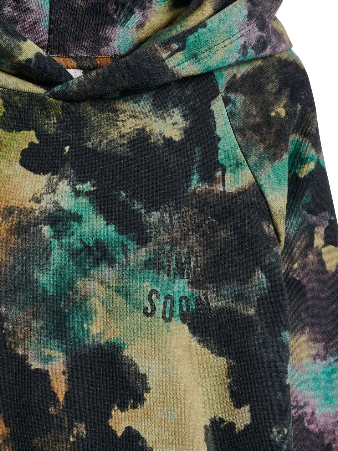 Hummel stsMONTEREY AOP HOODIE - ANTIQUE GOLD - 104 - antique gold