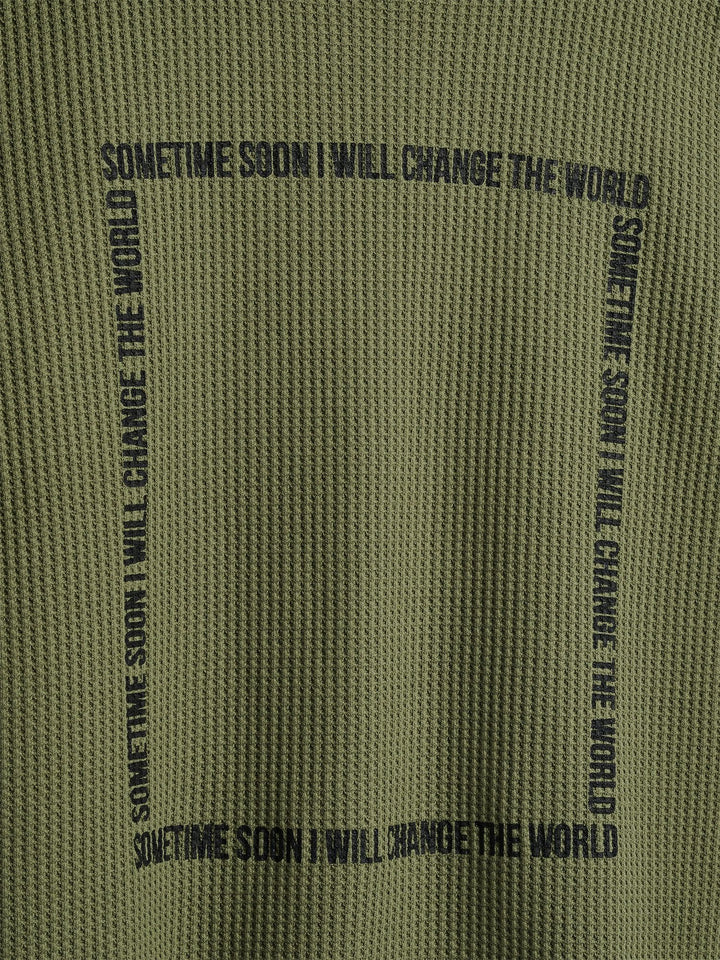 Hummel stsJACOB T-SHIRT S/S - OLIVE BRANCH - 104 - olive branch