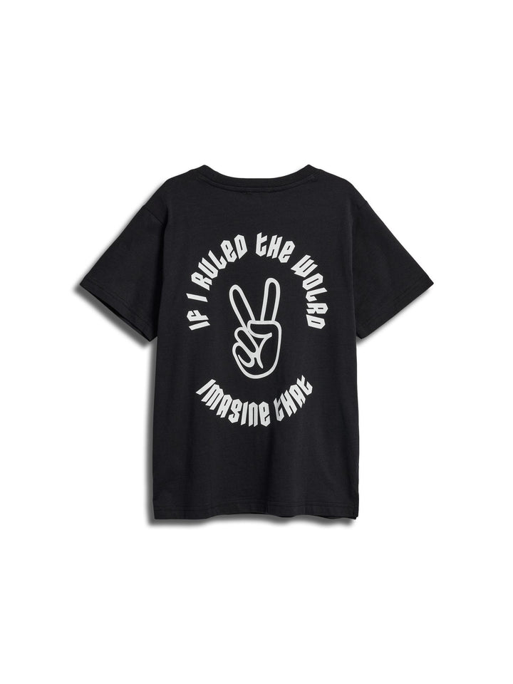 Hummel stsCROWN T-SHIRT S/S - BLACK - 104 - black
