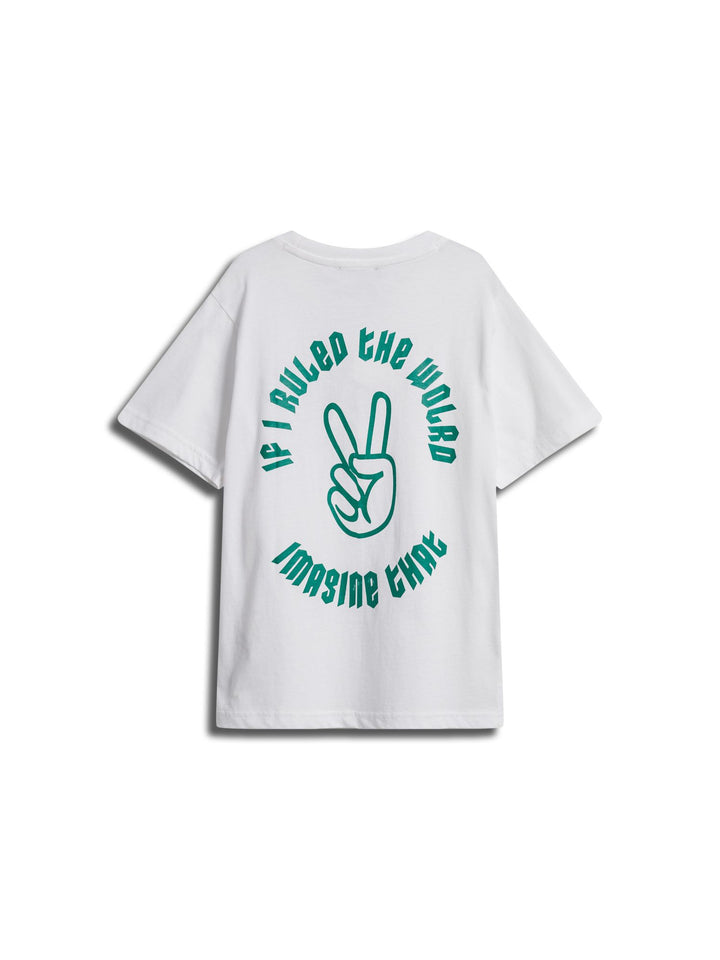 Hummel stsCROWN T-SHIRT S/S - BRIGHT WHITE - 104 - bright white