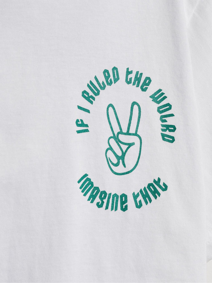 Hummel stsCROWN T-SHIRT S/S - BRIGHT WHITE - 104 - bright white