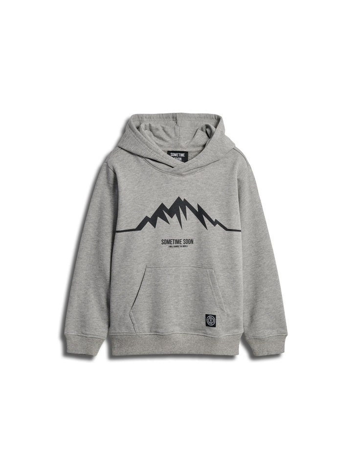 Hummel stsSUMMIT HOODIE - LIGHT GREY MELANGE - 110 - light grey melange