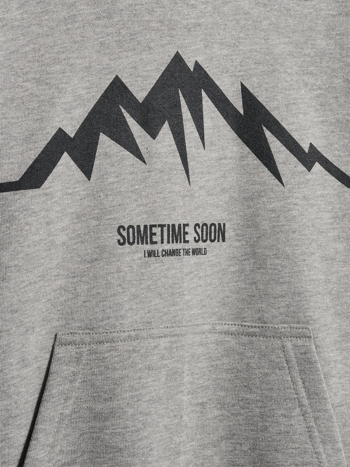 Hummel stsSUMMIT HOODIE - LIGHT GREY MELANGE - 110 - light grey melange