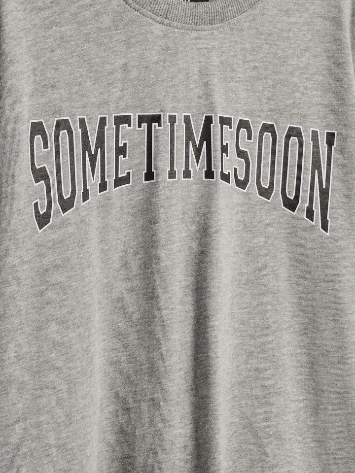 Hummel stsOCEAN T-SHIRT S/S - LIGHT GREY MELANGE - 104 - light grey melange