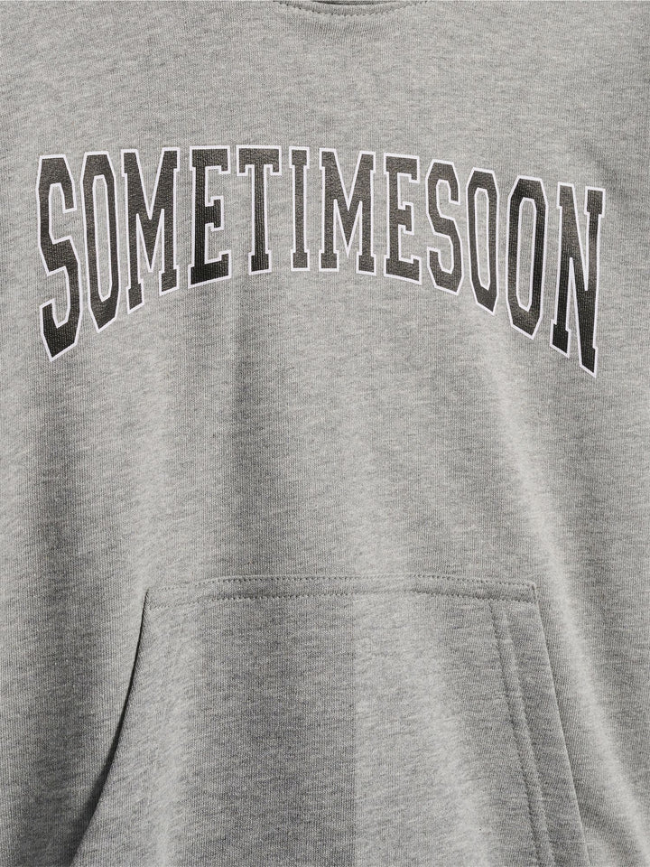 Hummel stsOCEAN HOODIE - LIGHT GREY MELANGE - 110 - light grey melange