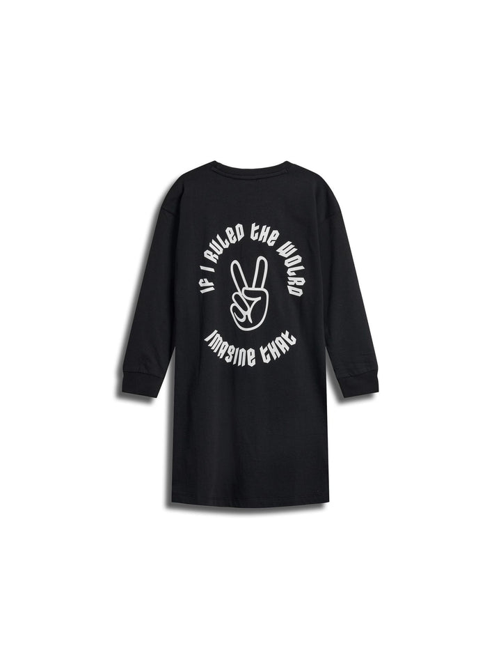 Hummel stsOLGA DRESS LS - BLACK - 104 - black