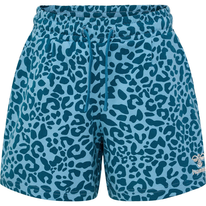 Hummel hmlFLOWY AOP SHORTS - blue coral