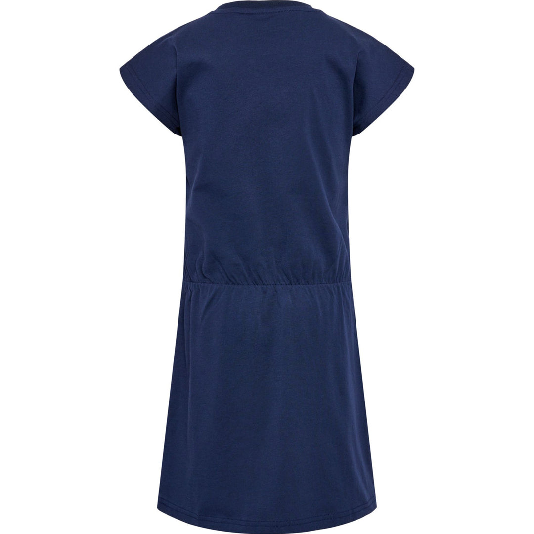 Hummel hmlFLOWY DRESS S/S - black iris