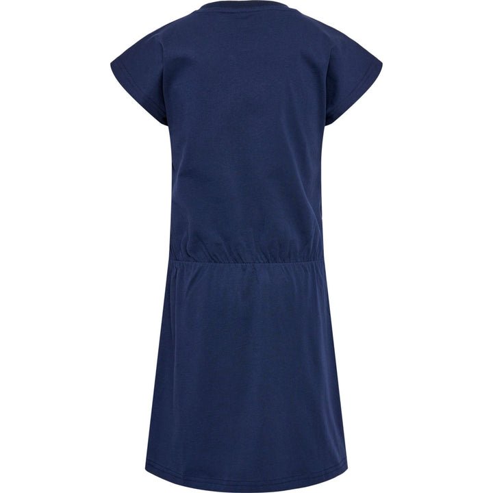 Hummel hmlFLOWY DRESS S/S - black iris