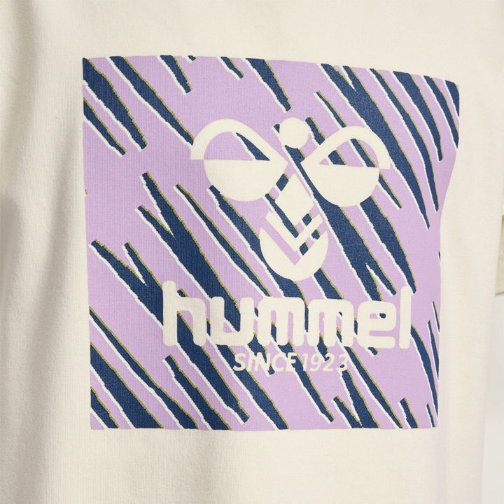 Hummel hmlFLOWY RUFFLE T-SHIRT S/S - birch