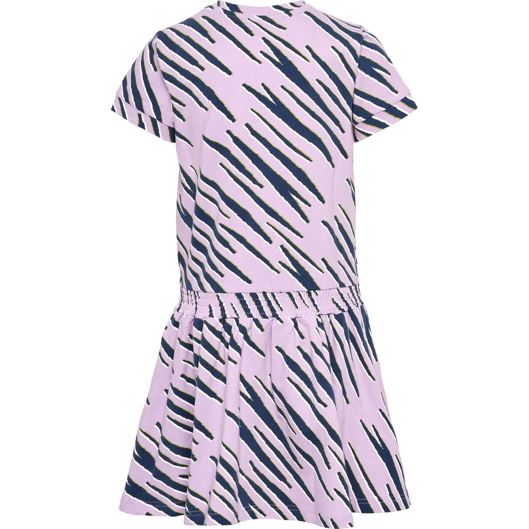 Hummel hmlRUSHY AOP DRESS S/S - orchid bloom