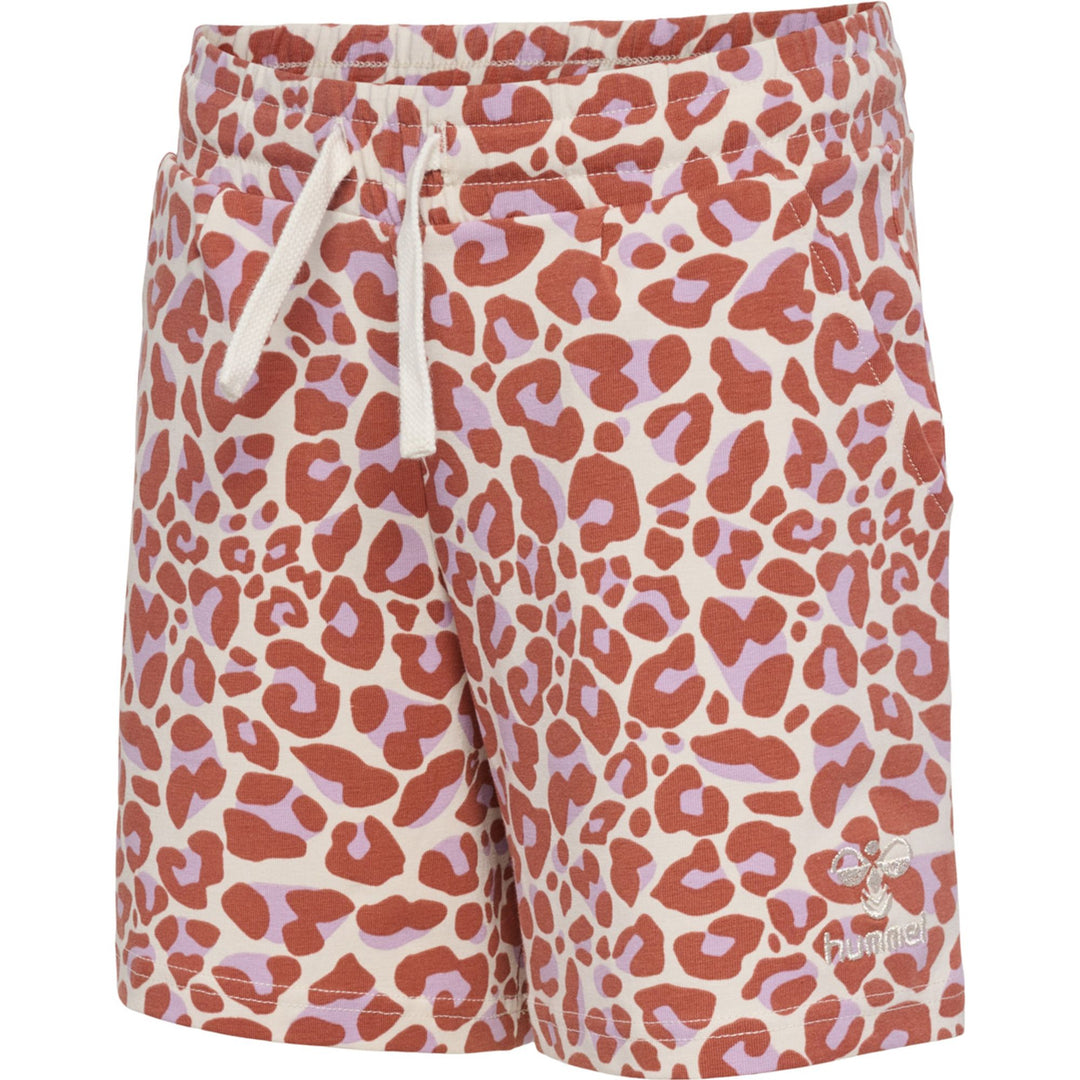 Hummel hmlJUMPY AOP SHORTS - copper brown