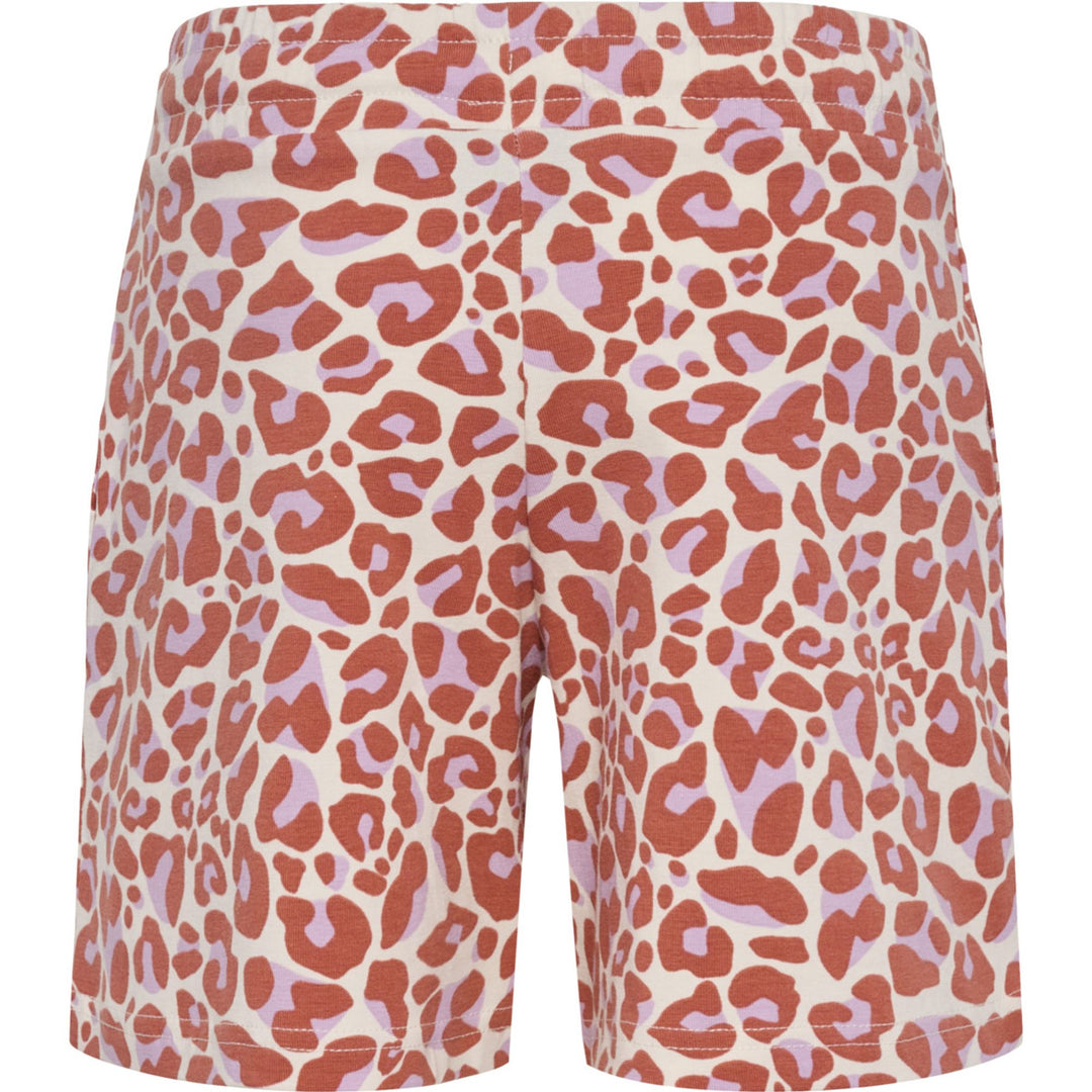 Hummel hmlJUMPY AOP SHORTS - copper brown