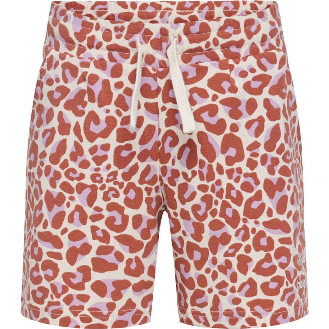 Hummel hmlJUMPY AOP SHORTS - copper brown