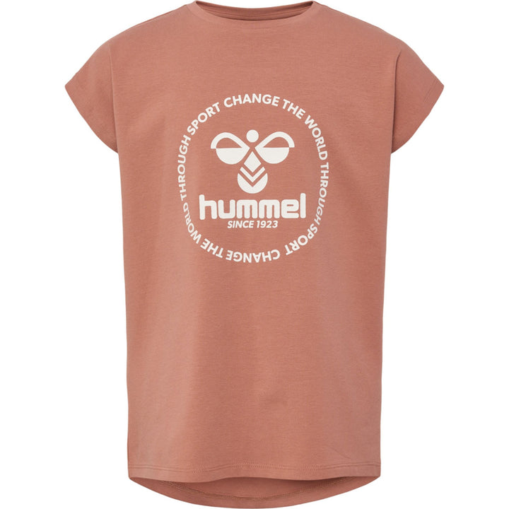 Hummel hmlJUMPY T-SHIRT S/S - copper brown
