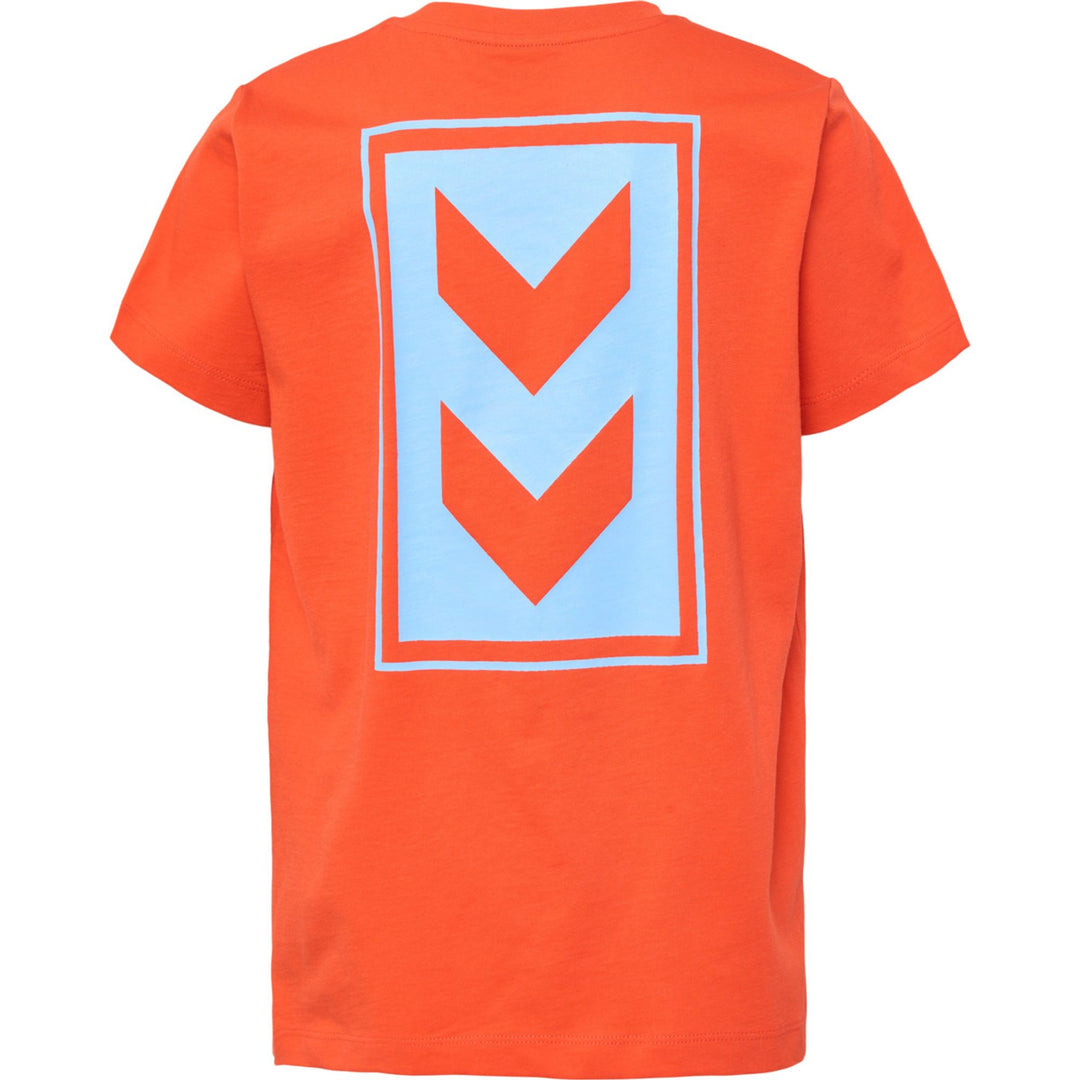 Hummel hmlFLOW T-SHIRT S/S - cherry tomato