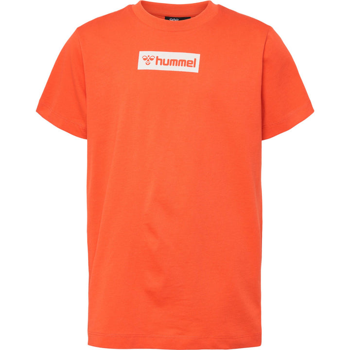 Hummel hmlFLOW T-SHIRT S/S - cherry tomato