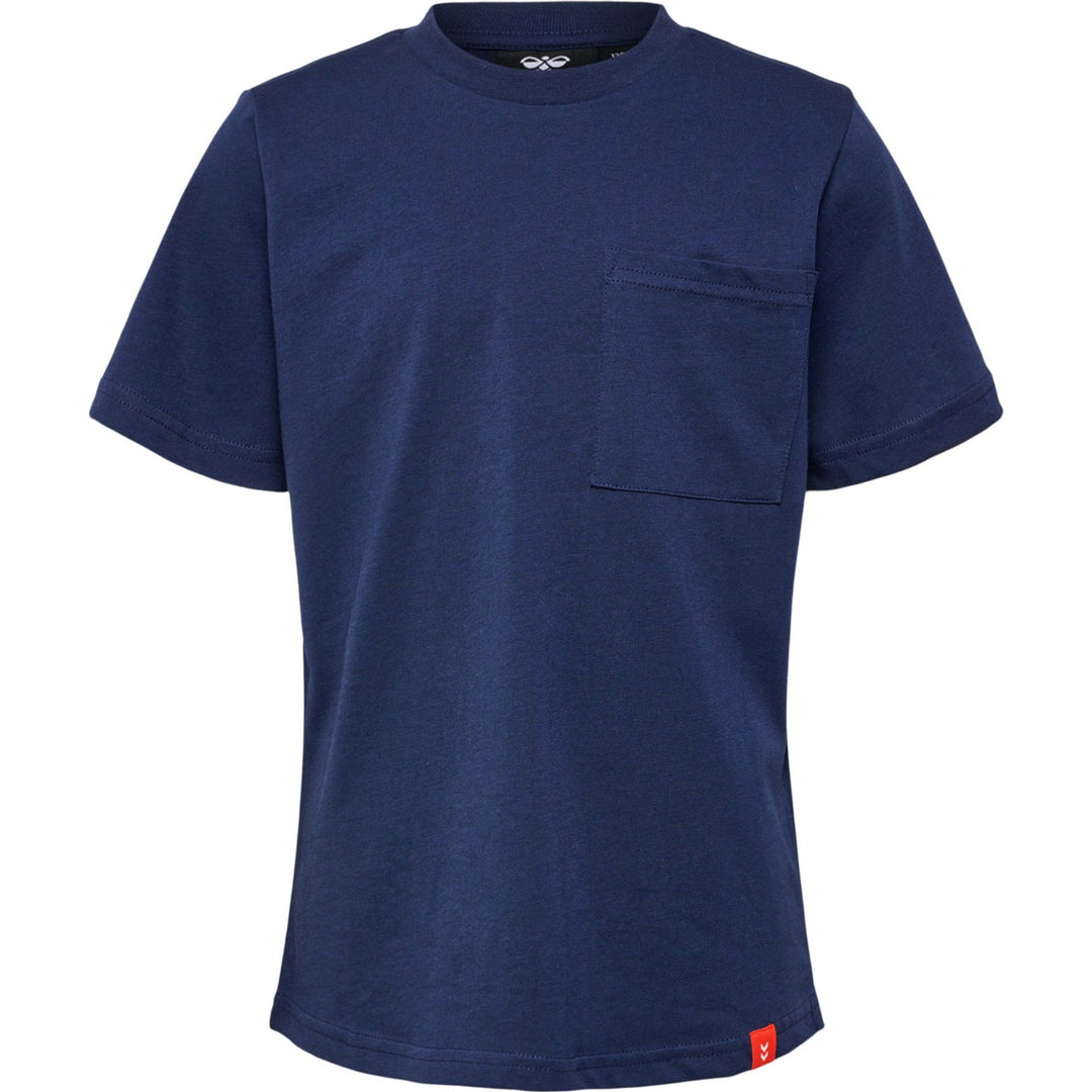 Hummel hmlRUSH T-SHIRT S/S - black iris