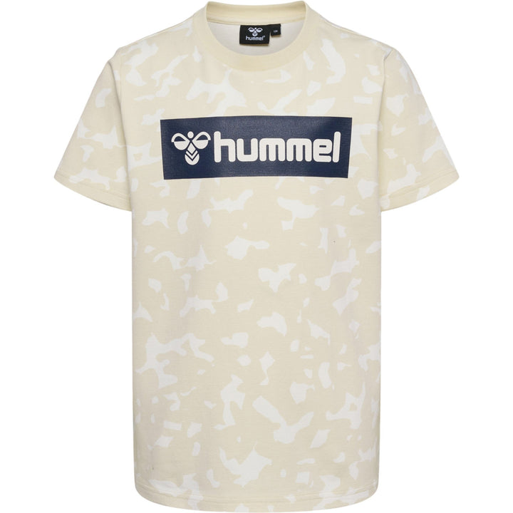 Hummel hmlRUSH AOP T-SHIRT S/S - birch