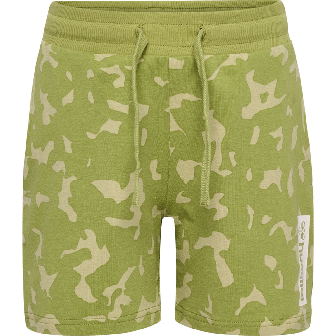 Hummel hmlRUSH AOP SHORTS - green olive