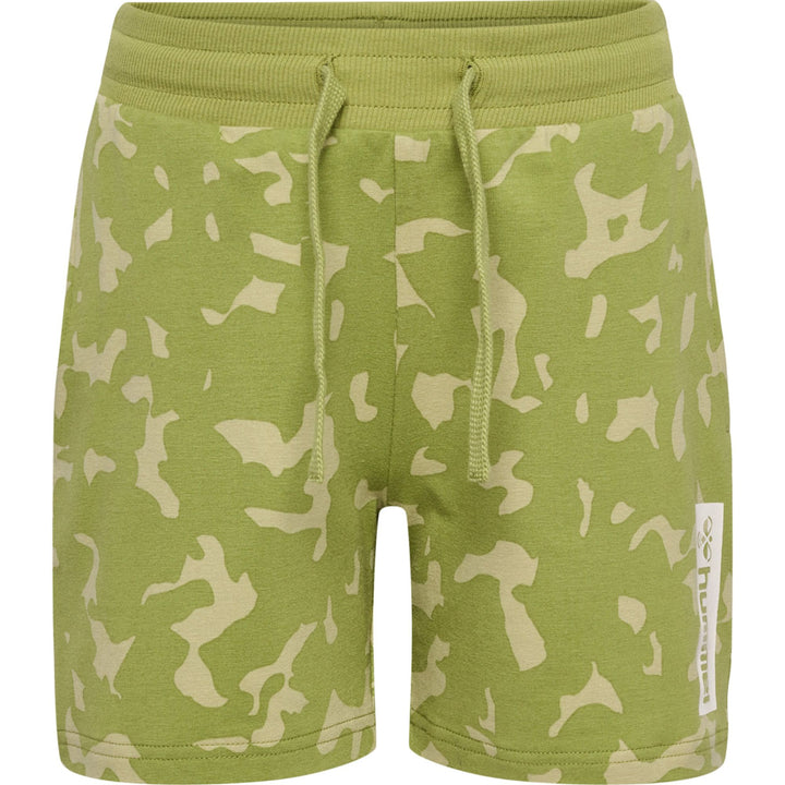Hummel hmlRUSH AOP SHORTS - green olive
