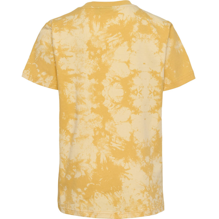 Hummel hmlJUMP AOP T-SHIRT S/S - ochre